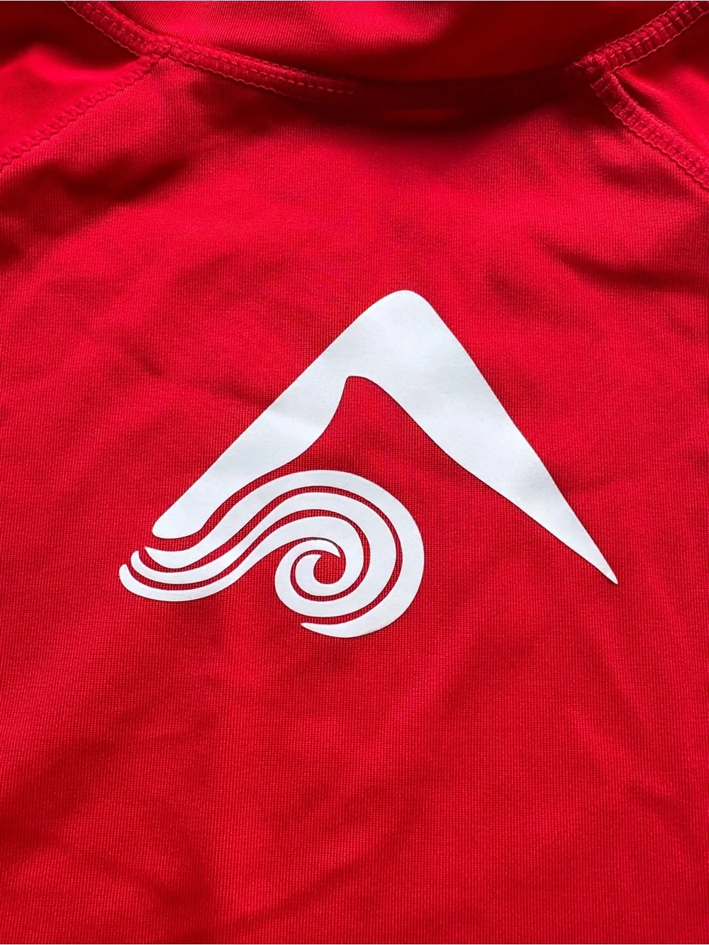 Kanu Surf Kids Red Rash Guard Swim Shirt, Size 3T